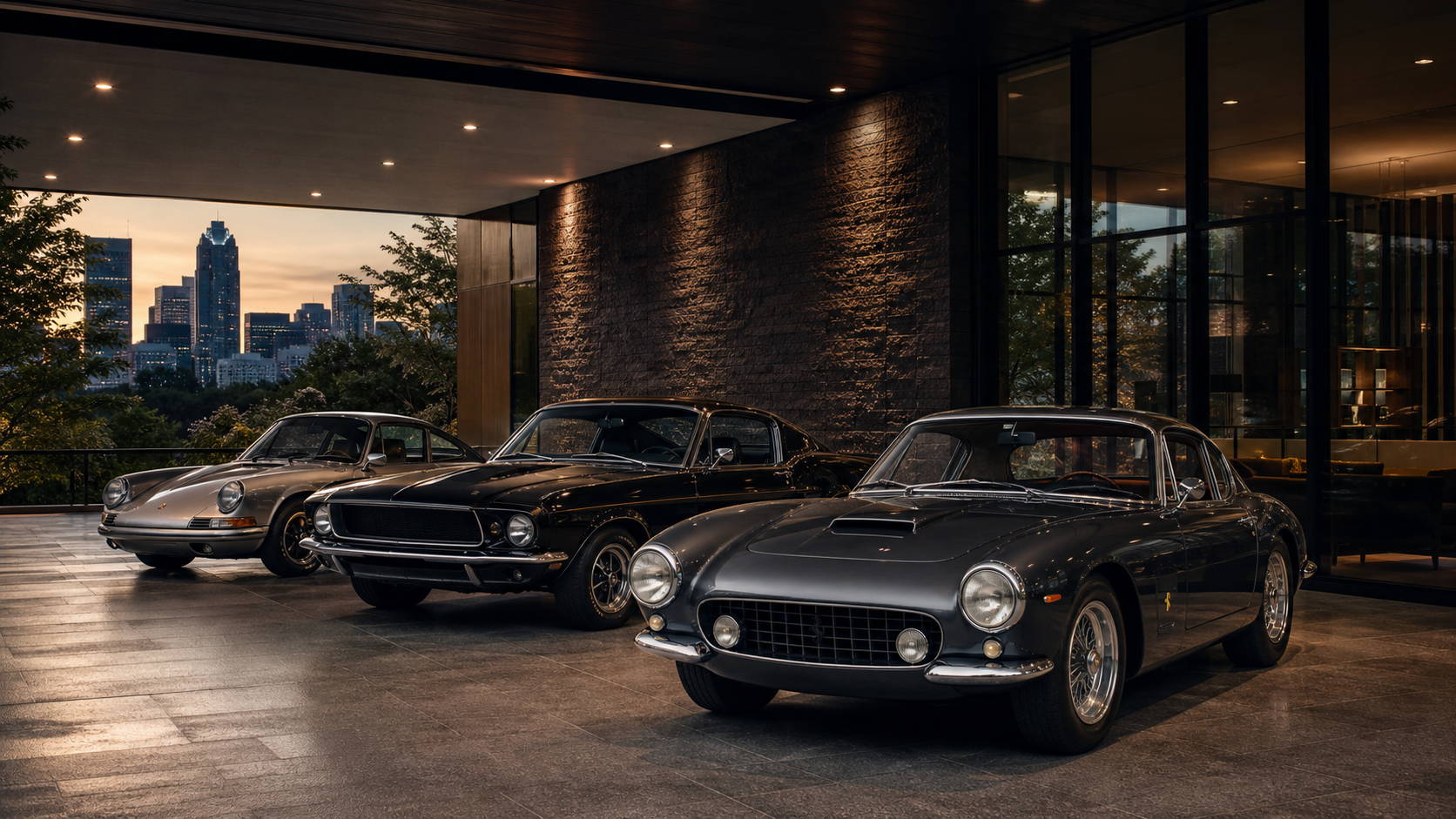 Charlotte collector car market imagery representing motorsport culture and private collector ownership.